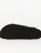 Birkenstock Milano Big Buckle Natural Leather Patent High-Shine Black