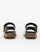 Birkenstock Milano Big Buckle Natural Leather Patent High-Shine Black