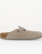 Birkenstock Обувки Boston Soft Footbed Suede Leather Unisex Stone Coin