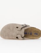 Birkenstock Обувки Boston Soft Footbed Suede Leather Unisex Stone Coin