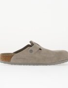 Birkenstock Обувки Boston Soft Footbed Suede Leather Unisex Stone Coin