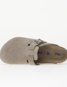 Birkenstock Обувки Boston Soft Footbed Suede Leather Unisex Stone Coin