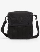 C.P. Company Чанта Herringbone Mixed Shoulder Bag Black
