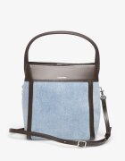 Calvin Klein Чанта Ck Denim Bucket With Strap LIGHT WASH DENIM