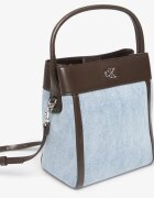 Calvin Klein Чанта Ck Denim Bucket With Strap LIGHT WASH DENIM