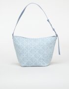 Calvin Klein Чанта Emblem Aop Denim Bucket Blue