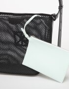 Calvin Klein Чанта Emblem Mesh Bucket Black