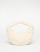 Calvin Klein Чанта Sherpa Ck Zip Puller Crossover Beige