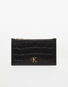 Calvin Klein Портфейл Croc 6 Cc Cardcase Black