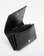 Calvin Klein Портфейл Emblem Aop Accordion Cardcase Black