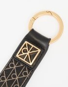 Calvin Klein Портфейл Emblem Aop Key Fob + Cardholder Black