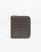 Calvin Klein Портфейл Emblem Aop Square Zip Around Black