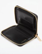 Calvin Klein Портфейл Emblem Aop Square Zip Around Black