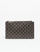 Calvin Klein Портфейл Emblem Aop Top Zip Cardholder Black