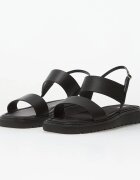 Calvin Klein Square Toe Molded Sandal Slide Black