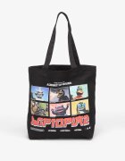 Carhartt WIP Чанта Canvas Graphic Tote WIPTOPIA 2/ Print Black