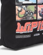 Carhartt WIP Чанта Canvas Graphic Tote WIPTOPIA 2/ Print Black
