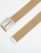 Carhartt WIP Колан Clip Belt Chrome Leather