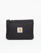 Carhartt WIP Портфейл Alumni Zip Wallet Black/ Scarlet