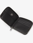 Carhartt WIP Портфейл Leather Wallet Black/ Silver