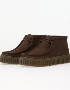 Clarks Обувки Torhill Hi Leather Dark Brown