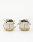 Clarks Originals Godney Boat. White Grain Lea