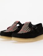 Clarks Originals Обувки Wallabee T Bar Black Tweed Comb