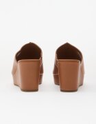 Clarks Sabina Mule Tan Leather