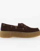 Clarks Сникърси Torhill Boat Dark Brown Suede