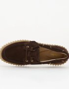 Clarks Сникърси Torhill Boat Dark Brown Suede