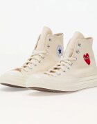 Comme des Garçons PLAY Сникърси Converse x Chuck 70 Hi Milk/ Red/ Black