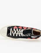 Comme des Garçons PLAY Сникърси Converse x Chuck 70 Hi Multi Heart Black/ Hi Risk Red/ Egret