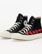 Comme des Garçons PLAY Сникърси Converse x Chuck 70 Hi Multi Heart Black/ Hi Risk Red/ Egret