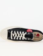 Comme des Garçons PLAY Сникърси Converse x Chuck 70 OX Black/ Egret/ Red