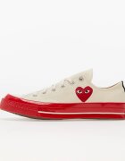 Comme des Garçons PLAY Сникърси Converse x Chuck Taylor 70 Low Top Red Sole White