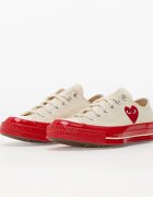 Comme des Garçons PLAY Сникърси Converse x Chuck Taylor 70 Low Top Red Sole White
