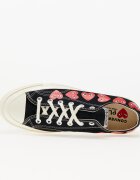 Comme des Garçons PLAY Сникърси Converse x Chuck Taylor 70 OX Multi Heart Black/ Hi Risk Red/ Egret