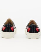Comme des Garçons PLAY Сникърси Converse x Chuck Taylor 70 OX Multi Heart Black/ Hi Risk Red/ Egret