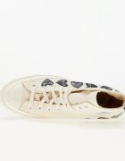 Comme des Garçons PLAY Сникърси Converse x Comme des Garcons PLAY Chuck 70 Hi Multi Heart Milk/ Black/ Egret