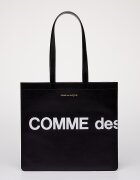 Comme des Garçons Wallets Чанта Comme des Garçons Huge Logo Tote Bag Black