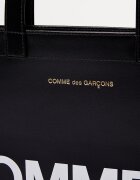 Comme des Garçons Wallets Чанта Comme des Garçons Huge Logo Tote Bag Black