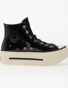 Converse Сникърси Chuck Taylor All Star Lift Double Stack Platform Patent Leather Hi Black/ Egret/ Black