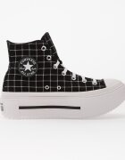 Converse Сникърси Chuck Taylor All Star Lift Double Stack Platform Plaid Hi Black/ White/ Black