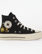 Converse Сникърси Chuck Taylor All Star Lift Embroidered Flowers - Black/ Egret/ Bright Outlook
