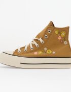 Converse Сникърси Chuck Taylor All Star Lift Embroidered Flowers - Honey Stick/ Egret