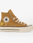 Converse Сникърси Chuck Taylor All Star Lift Embroidered Flowers - Honey Stick/ Egret