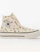 Converse Сникърси Chuck Taylor All Star Lift Platform Embroidered Blooms Hi Egret/ Vintage White/ Black