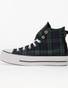 Converse Сникърси Chuck Taylor All Star Lift Platform Plaid Hi Navy/ Black/ White