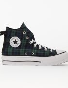 Converse Сникърси Chuck Taylor All Star Lift Platform Plaid Hi Navy/ Black/ White