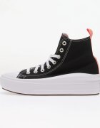 Converse Сникърси Chuck Taylor All Star Move Hi Black/ Pink Salt/ White